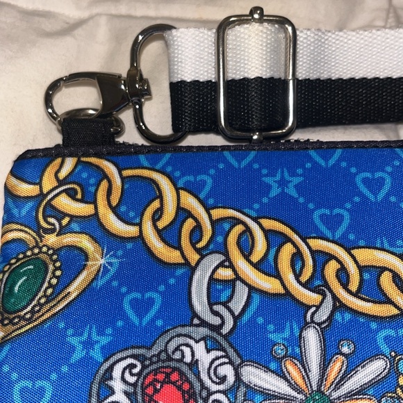 NWT Brighton Tom Clancy Collab Fashionista Adjustable  Removable Strap Comic Bag - Picture 5 of 10